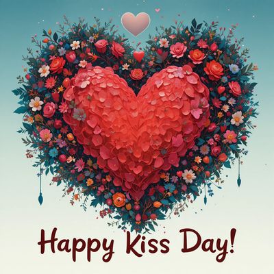 Dzień Niespodziewanego Całusa - kwadrat. Darmowa dostawa.*