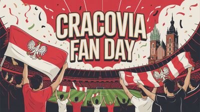 Dzień Kibica Cracovii - orientacja pozioma. Darmowa dostawa.*