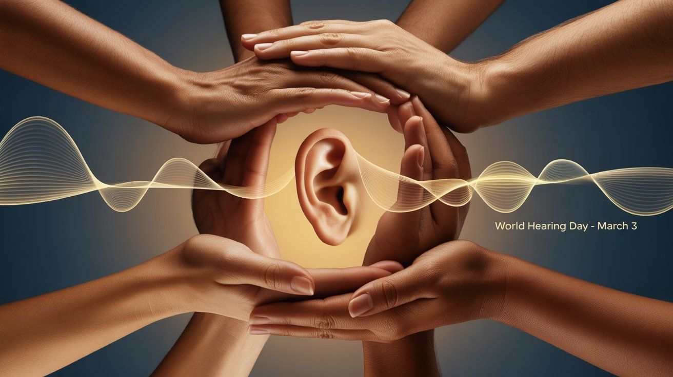 Światowy Dzień Słuchu - orientacja pozioma. Darmowa dostawa.*