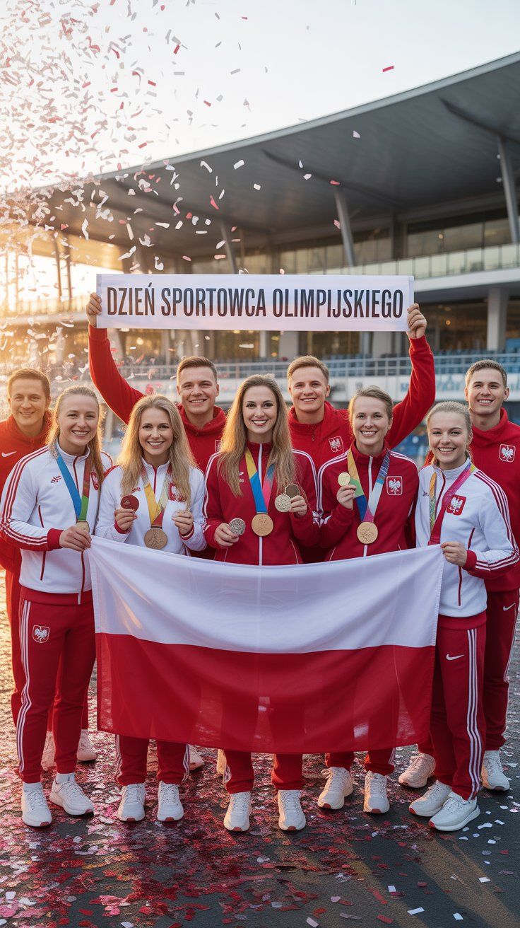 Dzień Olimpijczyka - orientacja pionowa. Darmowa dostawa.*