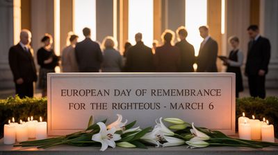 Europejski Dzień Pamięci o Sprawiedliwych - orientacja pozioma. Darmowa dostawa.*