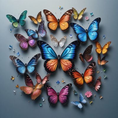 Dzień Motyli - kwadrat. Darmowa dostawa.*