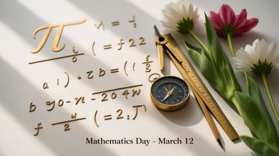 Dzień Matematyki - orientacja pozioma. Darmowa dostawa.*