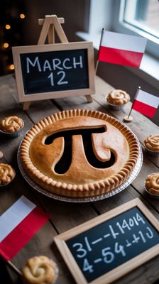 Dzień Liczby Pi - orientacja pionowa. Darmowa dostawa.*