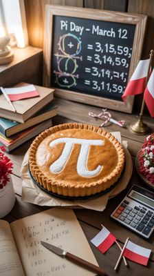Dzień Liczby Pi - orientacja pionowa. Darmowa dostawa.*