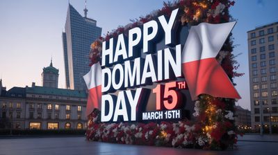 Dzień Domeny - orientacja pozioma. Darmowa dostawa.*