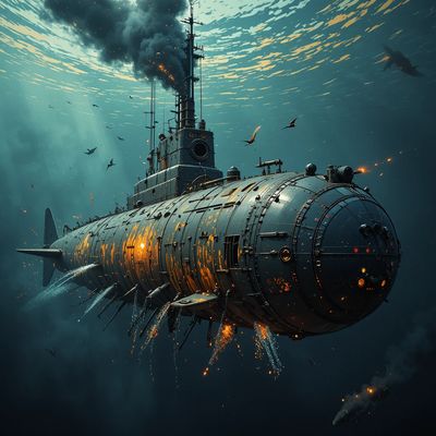 Dzień Łodzi Podwodnej - kwadrat. Darmowa dostawa.*