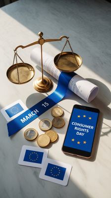 Europejski Dzień Konsumenta - orientacja pionowa. Darmowa dostawa.*