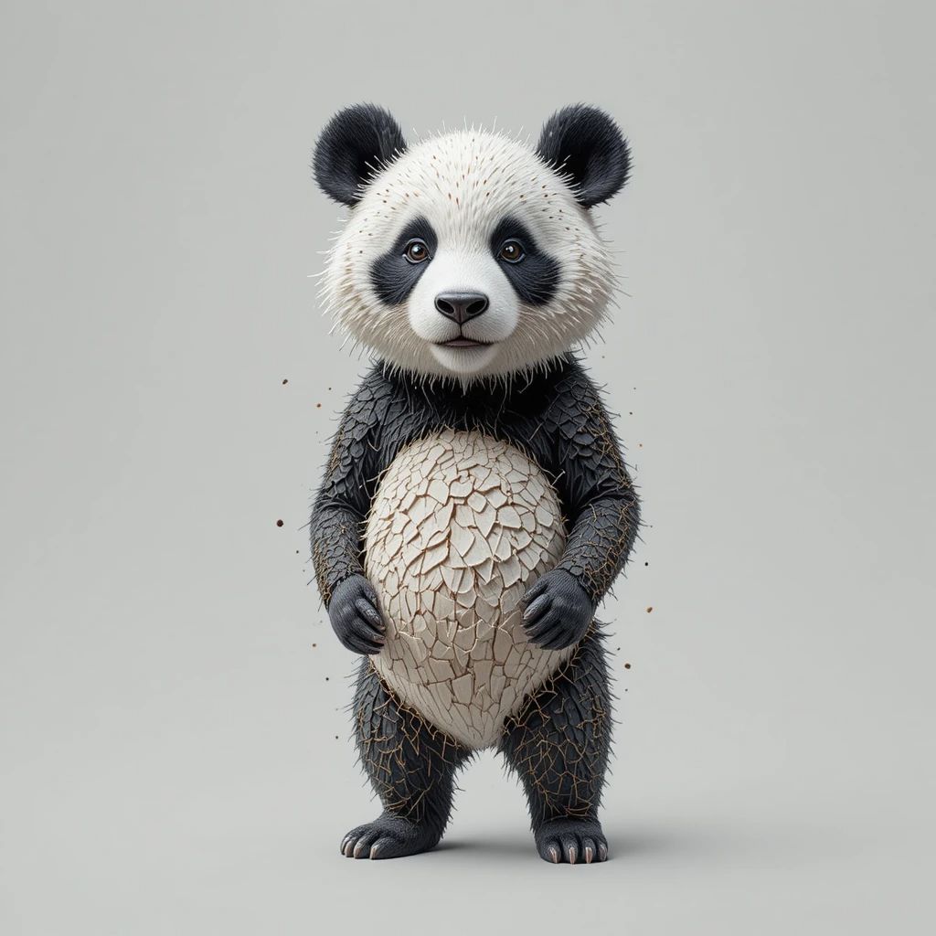 Dzień Pandy - kwadrat. Darmowa dostawa.*