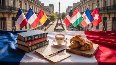 Międzynarodowy Dzień Frankofonii - orientacja pozioma. Darmowa dostawa.*