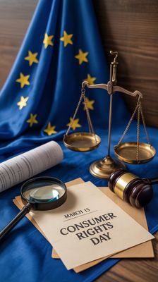 Europejski Dzień Konsumenta - orientacja pionowa. Darmowa dostawa.*