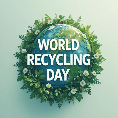 Światowy Dzień Recyklingu - kwadrat. Darmowa dostawa.*