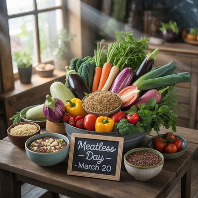 Dzień Bez Mięsa - kwadrat. Darmowa dostawa.*