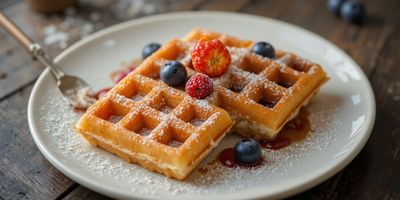 Międzynarodowy Dzień Gofra - orientacja pozioma. Darmowa dostawa.*