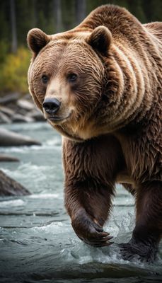 Dzień Niedźwiedzia Grizzly - orientacja pionowa. Darmowa dostawa.*