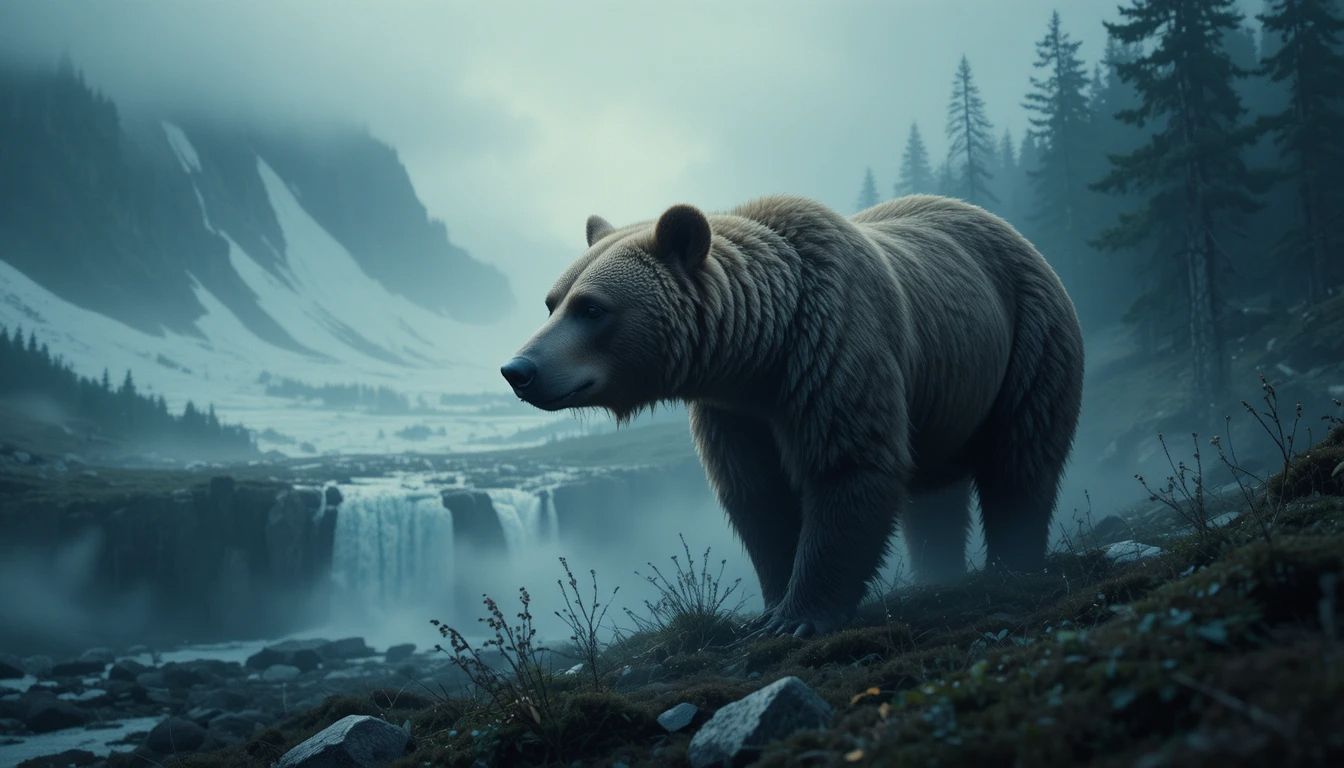 Dzień Niedźwiedzia Grizzly - orientacja pozioma. Darmowa dostawa.*