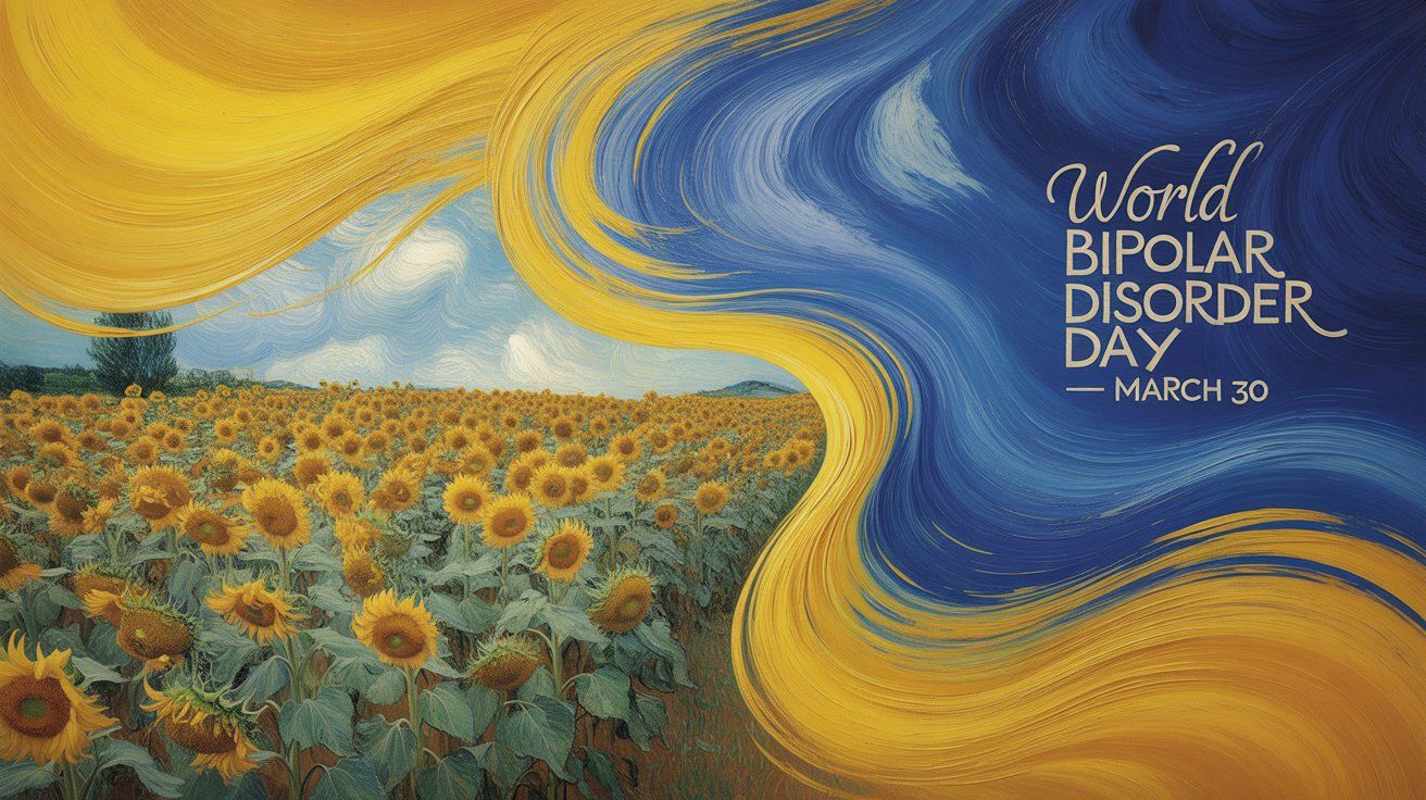 Światowy Dzień Choroby Afektywnej Dwubiegunowej - orientacja pozioma. Darmowa dostawa.*