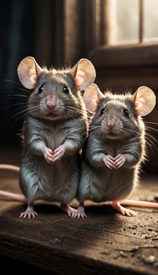 Światowy Dzień Szczura i Myszy - orientacja pionowa. Darmowa dostawa.*