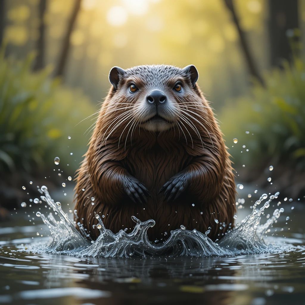 Dzień Bobrów - kwadrat. Darmowa dostawa.*