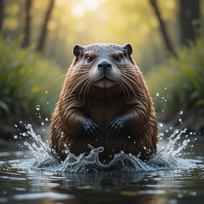 Dzień Bobrów - kwadrat. Darmowa dostawa.*