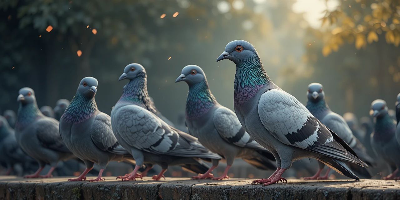 Światowy Dzień Gołębia - orientacja pozioma. Darmowa dostawa.*