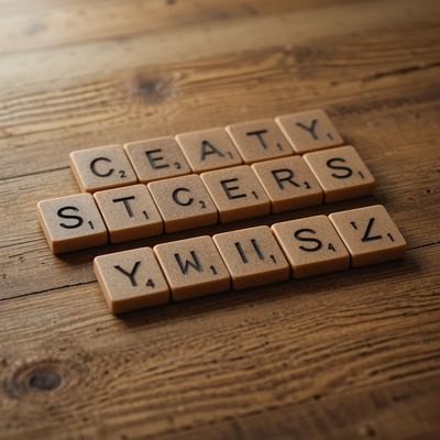 Dzień Scrabble - kwadrat. Darmowa dostawa.*