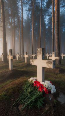 Dzień Pamięci Ofiar Zbrodni Katyńskiej - orientacja pionowa. Darmowa dostawa.*