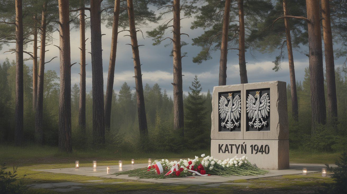 Dzień Pamięci Ofiar Zbrodni Katyńskiej - orientacja pozioma. Darmowa dostawa.*