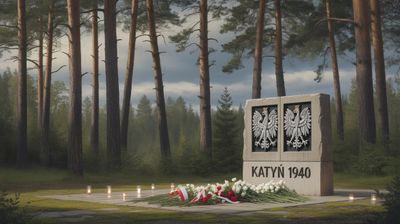 Dzień Pamięci Ofiar Zbrodni Katyńskiej - orientacja pozioma. Darmowa dostawa.*