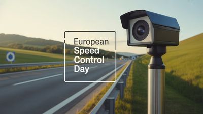 Europejski Dzień Kontroli Prędkości - orientacja pozioma. Darmowa dostawa.*