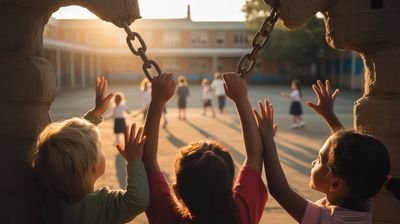 Światowy Dzień Walki z Niewolnictwem Dzieci - orientacja pozioma. Darmowa dostawa.*