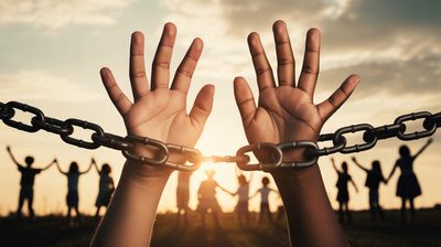 Światowy Dzień Walki z Niewolnictwem Dzieci - orientacja pozioma. Darmowa dostawa.*