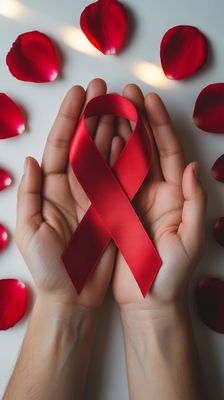 Światowy Dzień Chorych na Hemofilię - orientacja pionowa. Darmowa dostawa.*