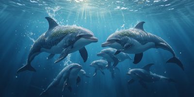 Dzień Delfina - orientacja pozioma. Darmowa dostawa.*