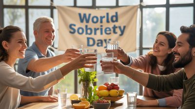 Światowy Dzień Trzeźwości - orientacja pozioma. Darmowa dostawa.*