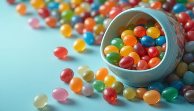 Dzień Fasolkowych Cukierków Jelly Beans - orientacja pozioma. Darmowa dostawa.*