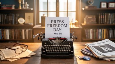 Międzynarodowy Dzień Wolnej Prasy - orientacja pozioma. Darmowa dostawa.*