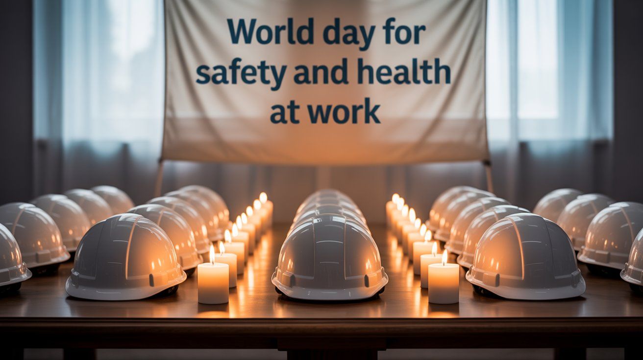 Światowy Dzień Pamięci Ofiar Wypadków przy Pracy - orientacja pozioma. Darmowa dostawa.*