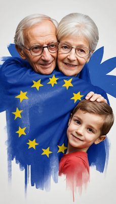 Dzień Solidarności Międzypokoleniowej - orientacja pionowa. Darmowa dostawa.*