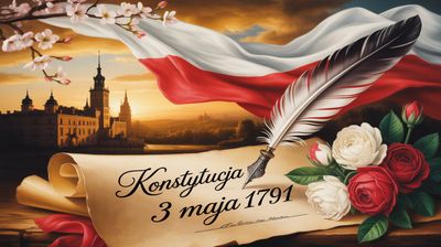 Święto Konstytucji 3 Maja - orientacja pozioma. Darmowa dostawa.*