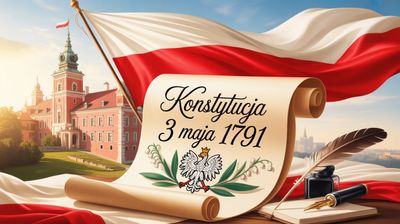 Święto Konstytucji 3 Maja - orientacja pozioma. Darmowa dostawa.*