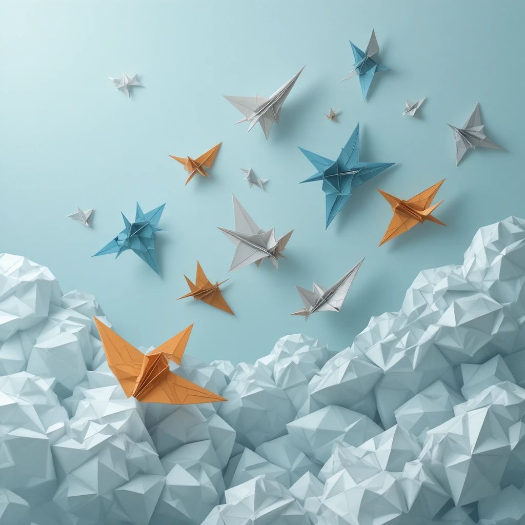 Dzień Samolotów z Papieru - kwadrat. Darmowa dostawa.*