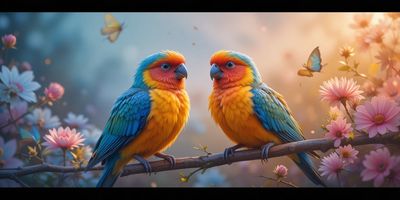 Światowy Dzień Papugi - orientacja pozioma. Darmowa dostawa.*