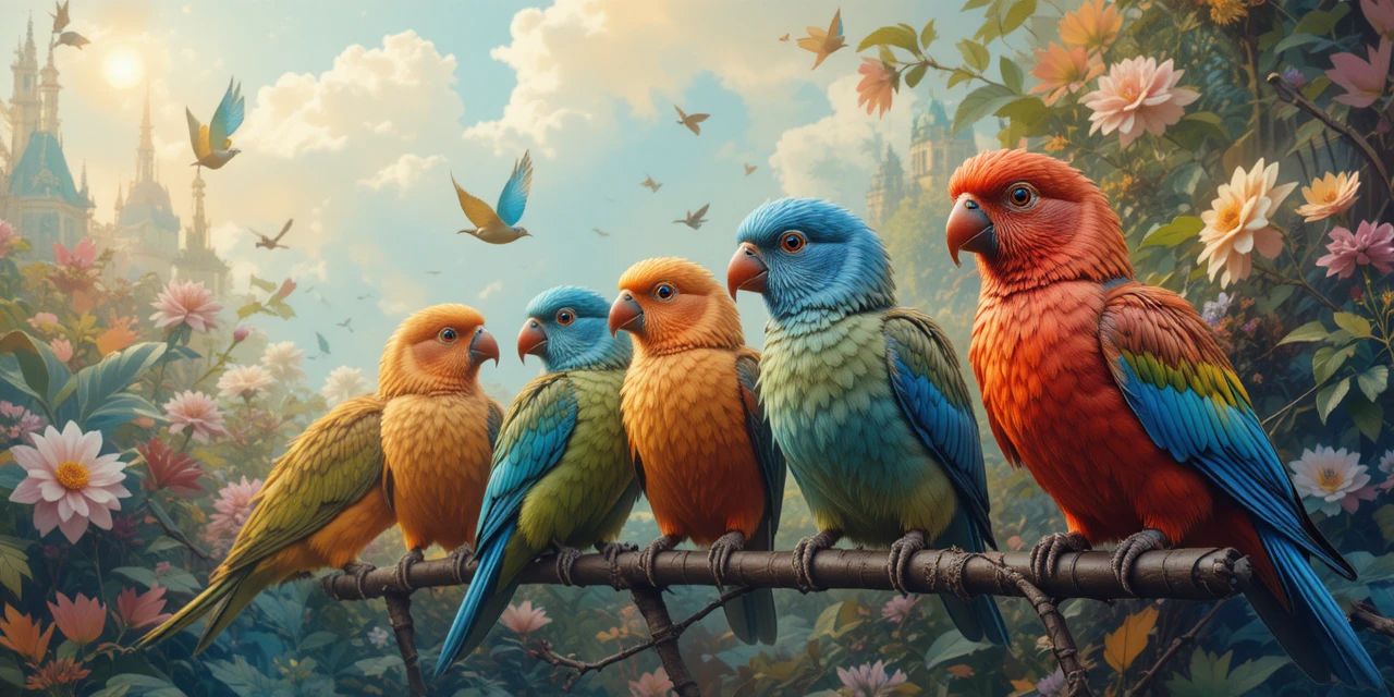 Światowy Dzień Papugi - orientacja pozioma. Darmowa dostawa.*