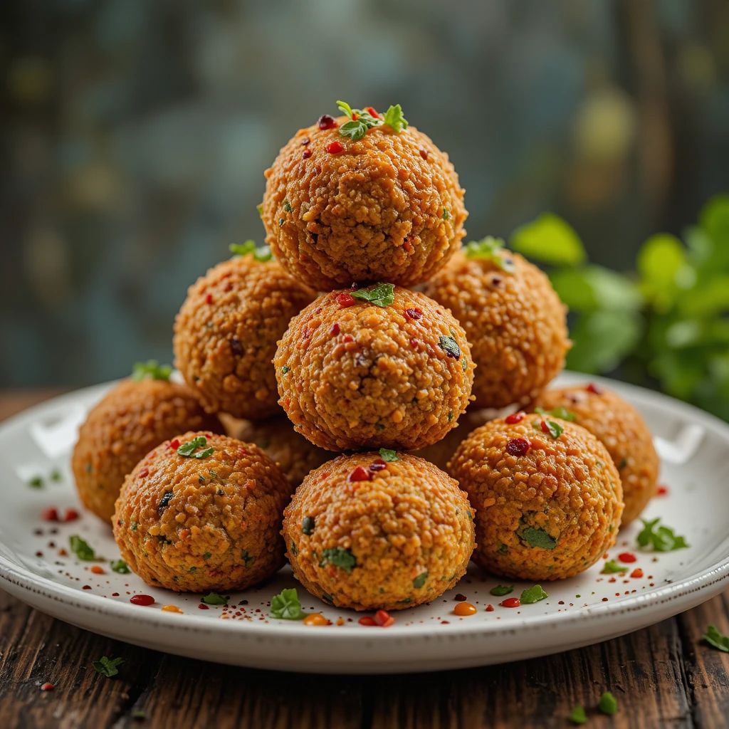 Międzynarodowy Dzień Falafela - kwadrat. Darmowa dostawa.*