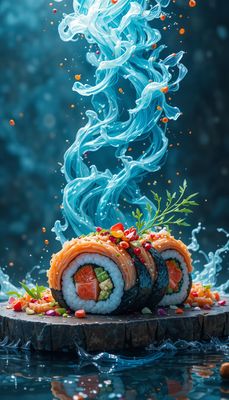 Międzynarodowy Dzień Sushi  - orientacja pionowa. Darmowa dostawa.*