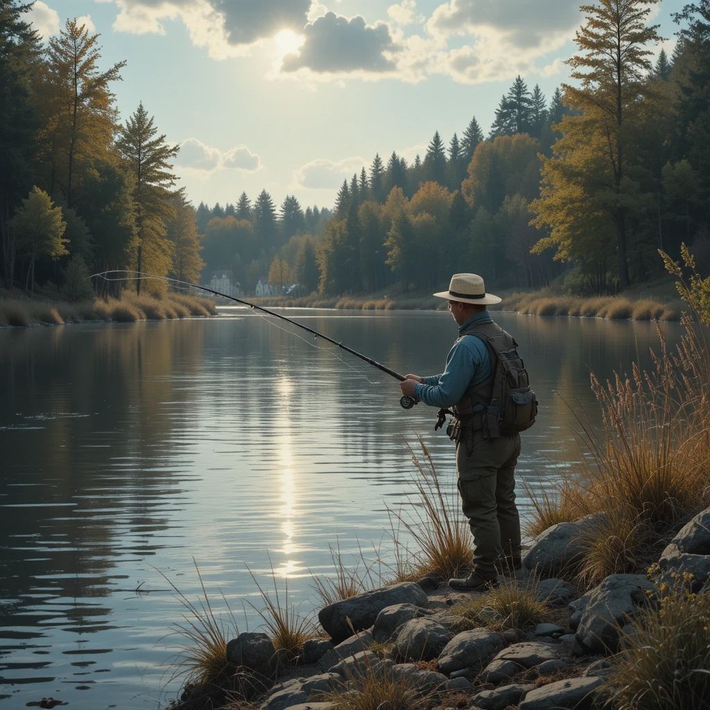 Dzień Wędkarza - kwadrat. Darmowa dostawa.*