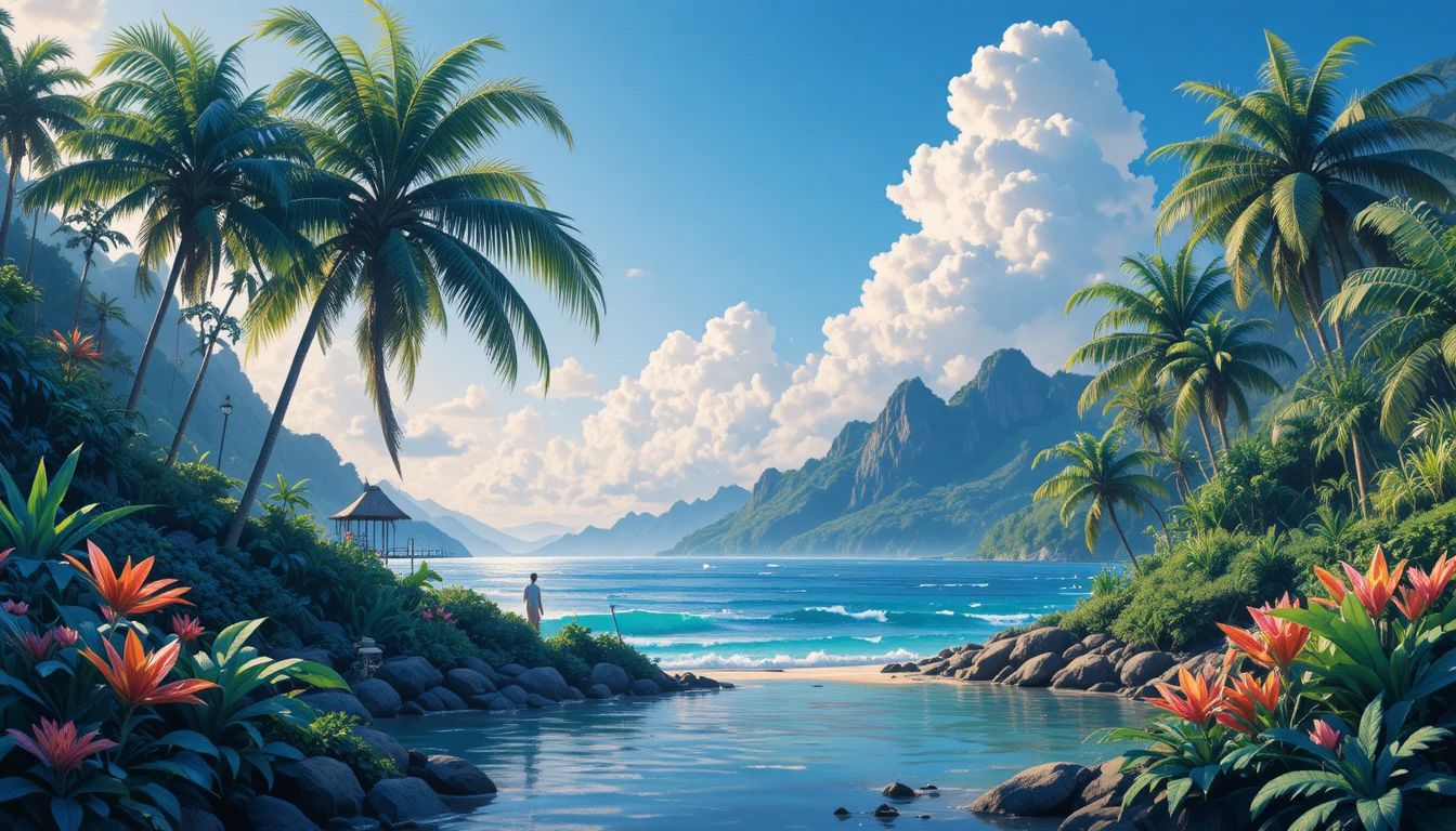 Międzynarodowy Dzień Tropików - orientacja pozioma. Darmowa dostawa.*