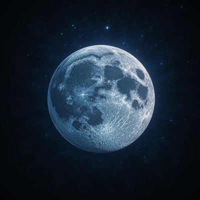 Dzień Księżyca - kwadrat. Darmowa dostawa.*