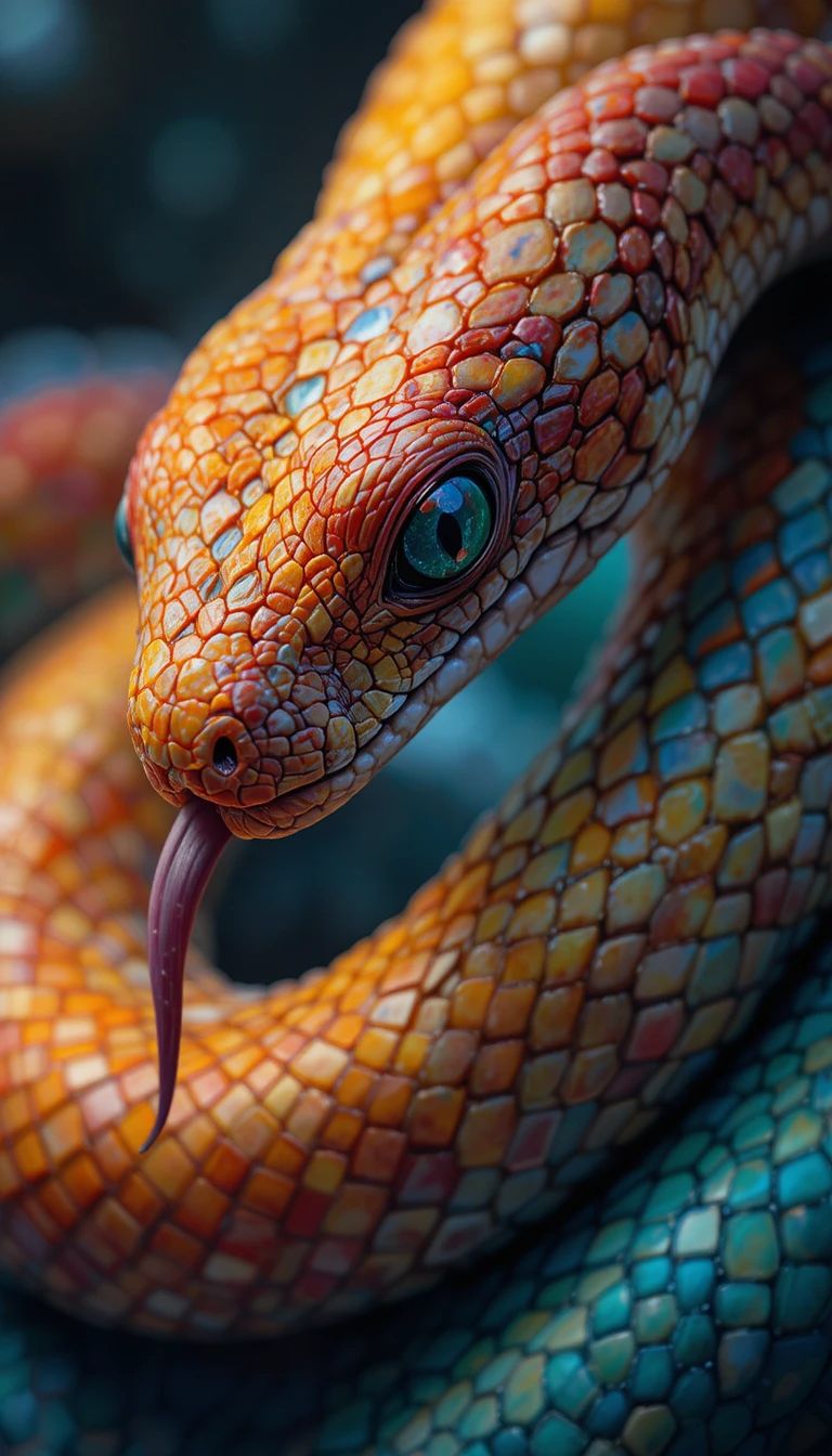 Światowy dzień Węża - orientacja pionowa. Darmowa dostawa.*